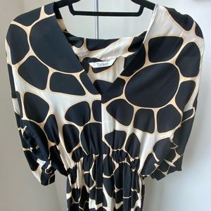 Tucker Silk Dress Medium